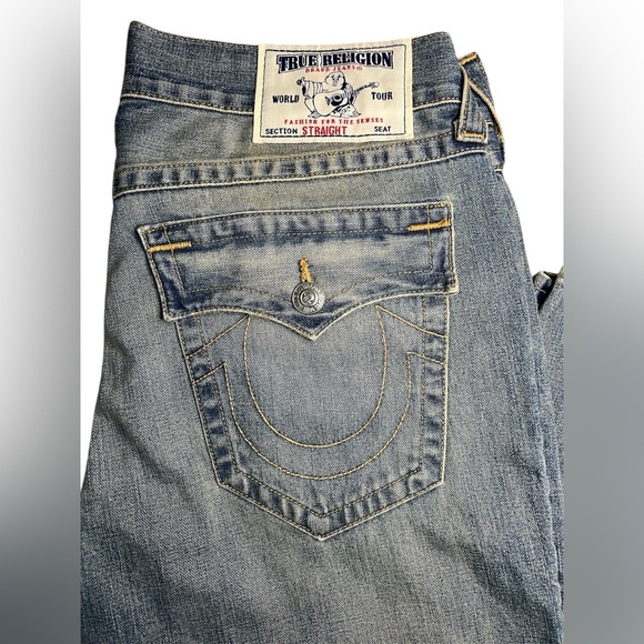 True religion men’s size 34 Ricky with the flap jeans - Picture 5 of 12